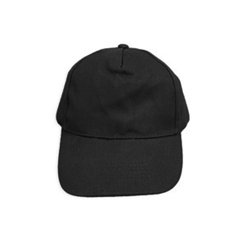 Brush Cotton Cap - Black Color